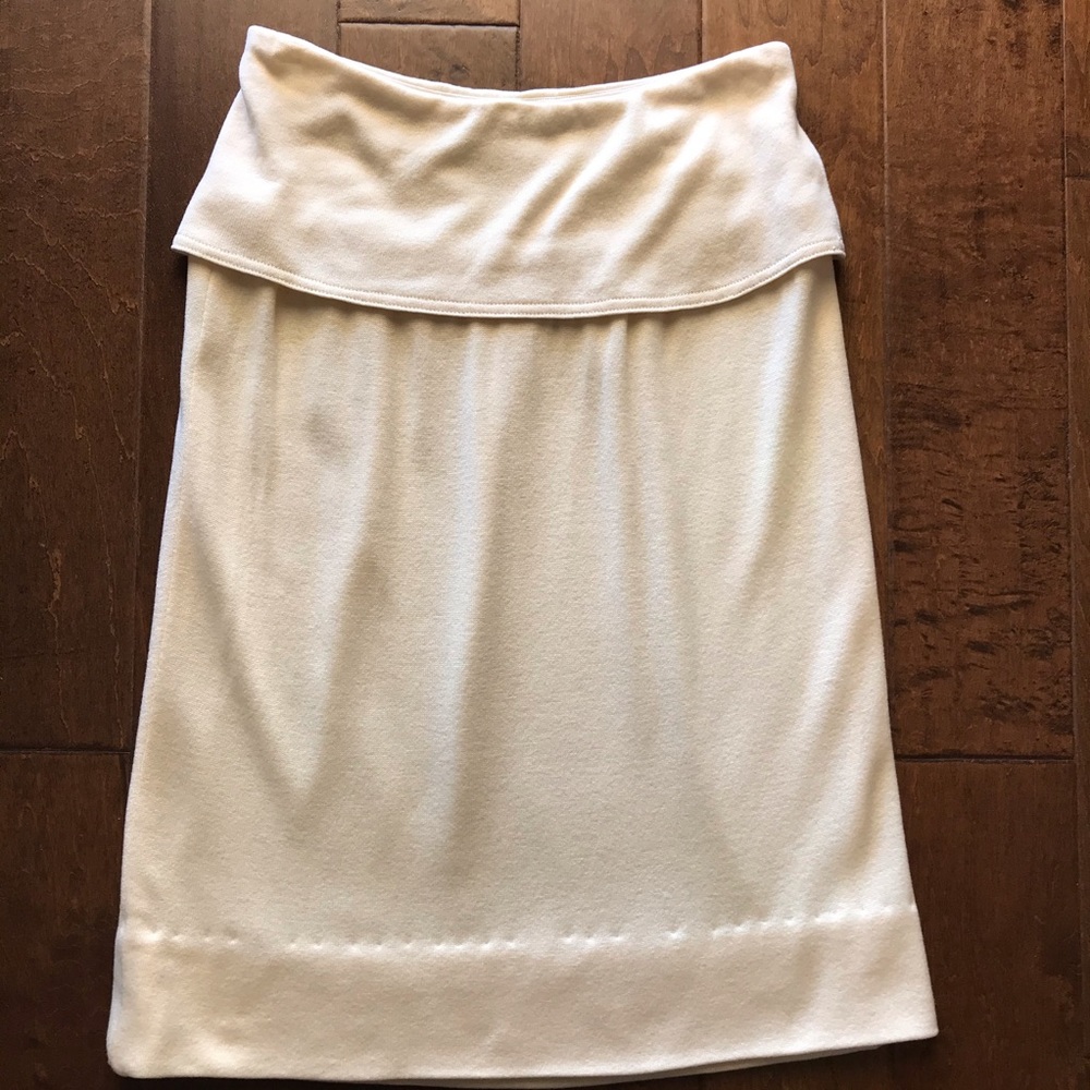 100% Cashmere Skirt peplum